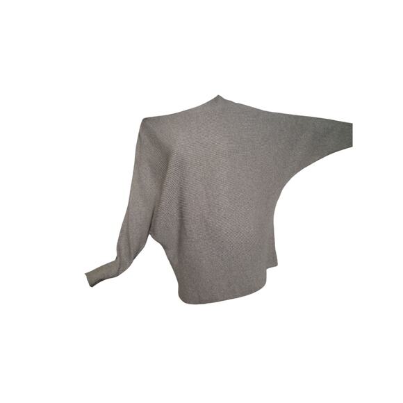 Vince Camuto Women's size Medium Ribbed Slouchy Doman Sleeve Boat Grungecore Top - Picture 6 of 10